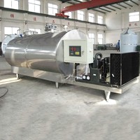 Réservoirs de refroidissement du lait de 1000 L pour la transformation du lait