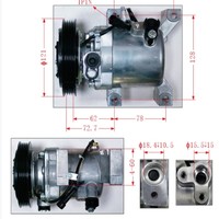Pièce de système de climatisation automobile, compresseur automobile 12V 8103100XS56XA JSR019T402002 pour Great Wall M4 Voleex