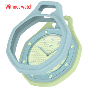 Upro Shockproof Silicone Bumper <b>Case</b> for -swatch Royal Pop AP Royal pop Style – Anti-Drop Protective Cover Skin for Pocket <b>Watch</b> - Product Image 6