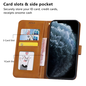 Fundas de Piel para Teléfono Móvil con <span class=keywords><strong>Ofertas</strong></span> Increíbles para <span class=keywords><strong>Apple</strong></span> <span class=keywords><strong>iPhone</strong></span> 18 Pro Max, Funda Tipo Cartera Magnética con Tapa - Product Image 6