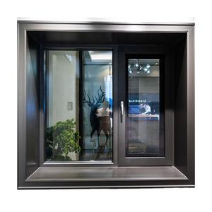 Nouveau design de fenêtres à cadre en aluminium noir de style américain grilles de verre extérieures conçues pour les fenêtres résidentielles à battant - Product Image 6