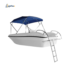 Teleskop tangga kapal laut, 2 3 4 langkah baja tahan karat tidak licin Platform lipat & tangga darurat - Product Image 4