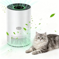 Purificateur d'air pour animaux de compagnie ultra-silencieux en mode nuit, idéal pour la chambre des chats et des chiens âgés, filtration d'air favorisant le sommeil, usage domestique quotidien – Offre Spéciale