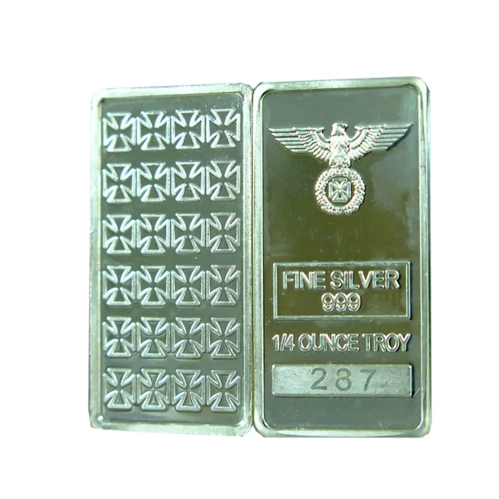 Individuelle Silbermünze 1/4 Unzen Silberner Adler Eisenkreuz-Stift amerikanische Silber-Morgan-Münze