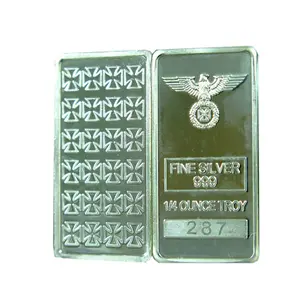 Benutzer definierte Silbermünze 1/4 Unze. 999 Feinsilber Adler Eisen Kreuz Bar Amerikanische Silber Morgan Münze