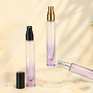 Chai xịt nước hoa mini du lịch, thiết kế mới tròn sang trọng, bề mặt nhẵn, xịt đẹp, có thể nạp lại, màu đen, <span class=keywords><strong>10ml</strong></span>, bán buôn - Product Image 2