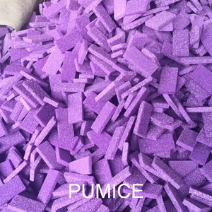 1600 uds/cartón desechable púrpura azul amarillo Rosa pedicura piedra pómez para pies - Product Image 2