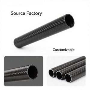 ท่อคาร์บอนไฟเบอร์แบบพรีเพรก 3K ทวิลล์ ผิวด้าน ขนาดเส้นผ่านศูนย์กลางภายในและภายนอกที่ปรับแต่งได้ สำหรับเสาธง อุปกรณ์เชื่อมต่อโดรน FPV - Product Image 3