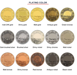 Monedas de desafío personalizadas de aleación de zinc con relieve 3D de doble cara y esmalte, directas de fábrica, para Masonería, Póker, Criptomonedas, Aviación, Logros y Honores - Product Image 3