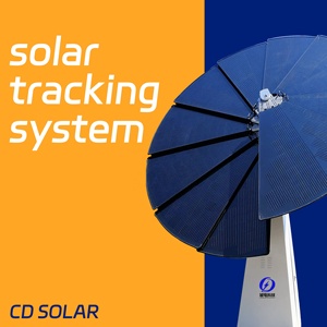 Tất cả trong một hệ thống theo dõi năng lượng mặt trời có thể gập lại bảng điều khiển năng lượng mặt trời gắn kết với thiết kế hoa năng lượng mặt trời loại perc - Product Image 1