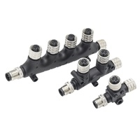 Connecteur réseau multi-ports YIYIDEA NMEA 2000 à 6 voies, connecteur circulaire étanche IP67 N2K, câble micro/drop 5 broches