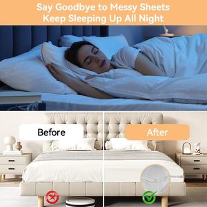 Bed Sheet Holder Fitted Sheet Fasteners with Lock Strap Sheet Holders for <b>Corners</b>-Fits Mattress Large Size Bed Clips for Bedding - Product Image 6