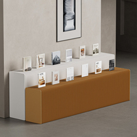 Étagère d'exposition portable en papier pliable, présentoir rectangulaire en nid d'abeille pour stand, boutique, événement, foire