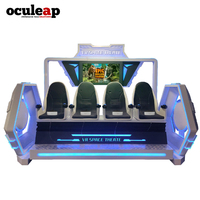 Oculeap Cinéma Volant VR pour 4 Joueurs 2026 Nouveau Simulateur de Montagnes Russes en Réalité Virtuelle 5D 7D 9D Machine de Jeu d'Arcade et de Cinéma