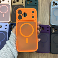 Coque antichoc mate douce au toucher en TPU+PC pour iPhone 17 Pro Max avec options de charge magnétique et sans fil personnalisables et multicolores