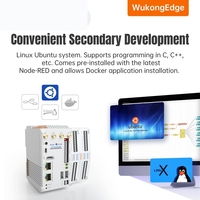 GCSY Endüstriyel Bilgisayar Genişletilebilir IoT Kontrol Cihazı Edge Computing Ağ Geçidi PLC Programlama Linux Hepsi Bir Arada Dokunmatik Bilgisayar USR-EG628
