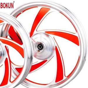 Rines de Motocicleta <span class=keywords><strong>BOKUN</strong></span> de Aleación de Aluminio Forjado de Cinco Radios, 1.85X18 y 2.15X16 Pulgadas, Directo de Fábrica - Product Image 4