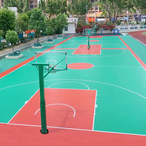 INOLP Quick Install Basketball Court Prefabricated Silicone <b>PU</b> Rolls Easy Maintenance with Chemical Free <b>Adhesive</b> - Product Image 1