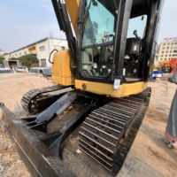 Mini-excavatrice d'occasion CAT308E2SR à rayon de braquage court, rotation zéro, moteur C3.3B d'origine pour la construction urbaine en espace restreint