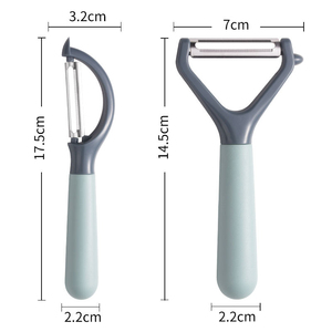 Éplucheur ménager multifonctionnel en acier inoxydable pour fruits et légumes, couteau à éplucher et à raboter, pour melon et fruits - Product Image 6