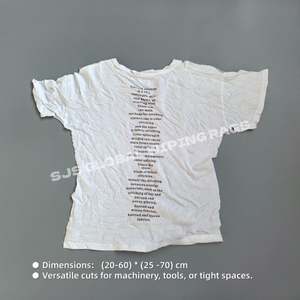 Trapos de Algodón Blancos Industriales de Alta Absorción, Impresos, para Limpieza de Maquinaria y Garajes - Product Image 3