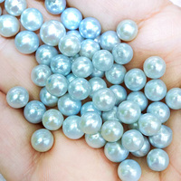 Perles rondes naturelles d'eau douce Muses Jewels en promotion, 6-7mm, multicolores, perles lâches teintées, accessoire pour artisanat (Perolas Para Artesanato)