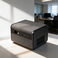 Projecteur portable L015 Android 11 1080P avec haut-parleurs intégrés pour usage professionnel et extérieur