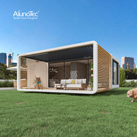 Toit à persiennes entièrement automatique Pergola étanche en aluminium MDF rétractable Flips moderne extérieur quatre saisons configuration