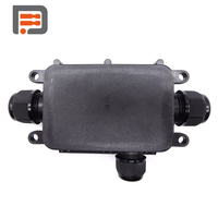 Boîtier de jonction étanche 3 voies M2068-3T IP67 haute puissance, borne de câble extérieure en plastique 450V