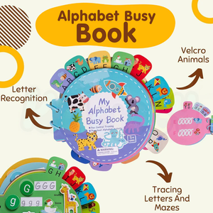 Livre d'activités sensorielles Montessori en carton <span class=keywords><strong>pour</strong></span> <span class=keywords><strong>l</strong></span>'école à domicile et la maternelle, avec mon alphabet, <span class=keywords><strong>pour</strong></span> enfants, <span class=keywords><strong>pour</strong></span> <span class=keywords><strong>l</strong></span>'intérieur et les voyages - Product Image 5