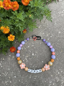 Floral Beaded Custom <span class=keywords><strong>Friendship</strong></span> Armband Haustier halsband für Hund & Katze - Product Image 6