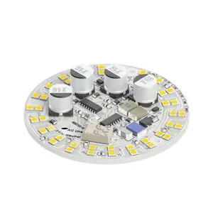 Hot Sale 9W Alumínio PCB Assembly Driverless LED Teto Fonte de Luz Lâmpada MCPCB 220V Board Fabricante Elétrica PCBA Produto