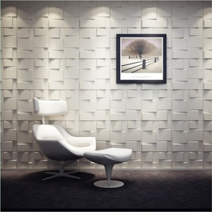 Mode Moderne Blanc Design Pvc Maison Papier Peint 3D Papier Peint 3D Pvc Panneau Mural Décoratif - Product Image 4