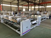 Machine de fabrication de carton plieuse-colleuse double pièce automatisée pour usine de production