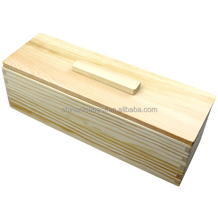 Seifenform Mit Holzbox – 1200 Ml, Silikon-Inlay, Für DIY Seifen, Backen & Desserts
