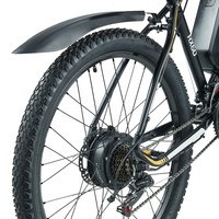 Sepeda Listrik Ban Tebal Burchda RX60 800W48V15Ah 27.5 Inci 21 Kecepatan Elektronik