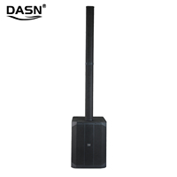 DASN B8 6400W Crête 1600W RMS Subwoofer 18 Pouces Audio DJ Fête Scène Intérieur Extérieur Actif Enceinte Colonne Professionnelle Système de Sonorisation