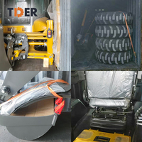 Chargeuse-pelleteuse sur roues TDER Cummins Engine 2,5 tonnes 4x4 4cx avec godet 4-en-1