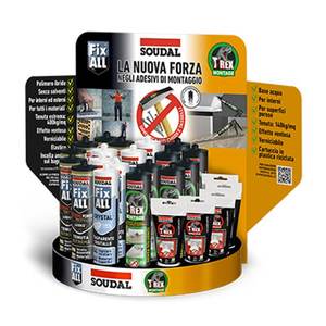 Espositore da banco SOUDAL 'FIX ALL VS T-REX' 24 pezzi - Product Image 2