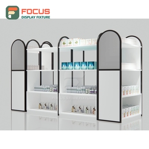 Luxury Hairpiece Display Counter Glass Showcase Lockable Drawer Shelf Display Counter Cabinet - Product Image 5