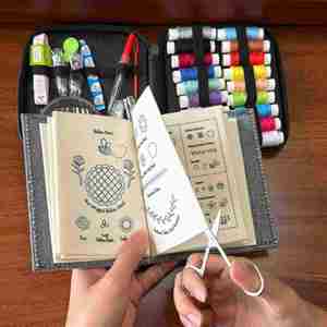 Kit <span class=keywords><strong>de</strong></span> <span class=keywords><strong>couture</strong></span> multifonction pour débutants, boîte <span class=keywords><strong>de</strong></span> <span class=keywords><strong>couture</strong></span> DIY, bobines <span class=keywords><strong>de</strong></span> fil, fil <span class=keywords><strong>de</strong></span> 15 cm, accessoires <span class=keywords><strong>de</strong></span> <span class=keywords><strong>couture</strong></span> écologiques <span class=keywords><strong>de</strong></span> style simple - Product Image 1