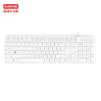 Usine Personnalise BK40 Filaire 104 Touches Clavier Ultra Mince Étanche Projection USB Interface pour PC Espagnol Bureau Utilise