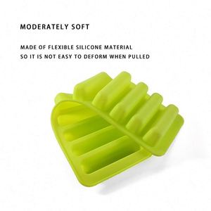 Molde de Silicona para Hornear Pasteles y Galletas, 10 Cavidades Cilíndricas, Libre de BPA, Apto para Alimentos, Color Verde - Product Image 6