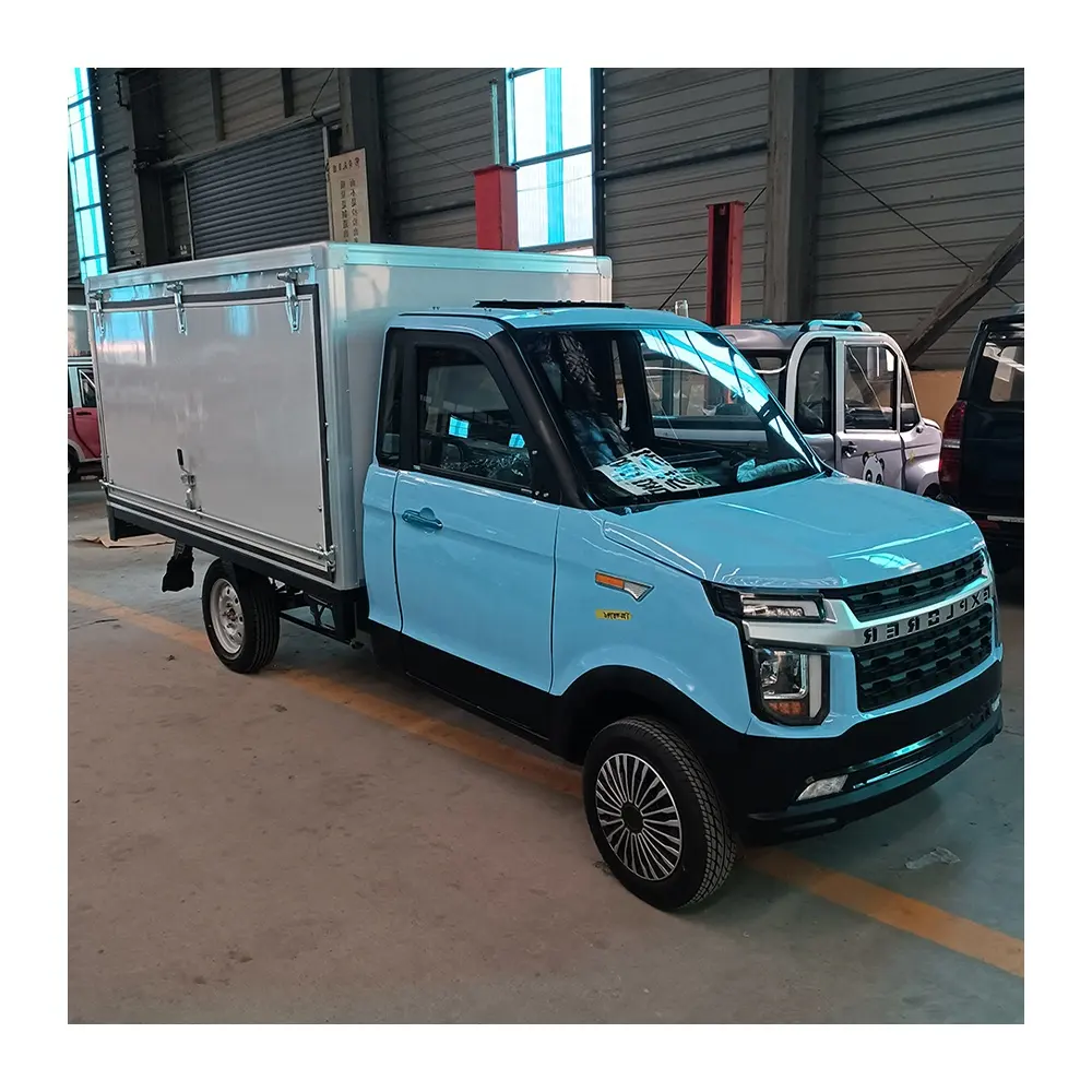 박스형 EV 자동차 운송 중국에서 저렴한 가격 거래로 새로운 트럭 전기 픽업