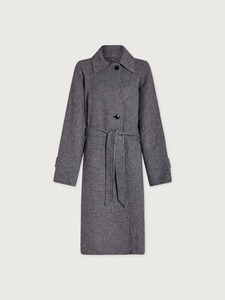 Custom Logo Elegance <strong>Women's</strong> Oversized <strong>Coat</strong> Winter Flattering <strong>Waist</strong> Belted Jacket Warm Outdoor Long <strong>Coat</strong> for <strong>Women</strong> - Product Image 5