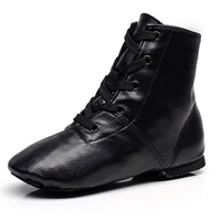 Chaussures de danse classique pour adultes BW13, bottes de jazz montantes en PU, bottes de danse moderne à semelle souple pour examens, spectacles et entraînements