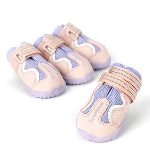 Truelove Wholesale Soft Reflective <strong>PU</strong> Leather Anti-slip <strong>Fashion</strong> Dog <strong>Shoes</strong> Warm Adjustable Breathable Mesh <strong>Pet</strong> Boots for Big Dog - Product Image 2