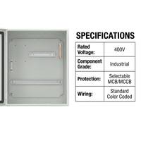 Caja de Control y Distribución Industrial Profesional Wanbo-177 con Protección de Circuito Integrado
