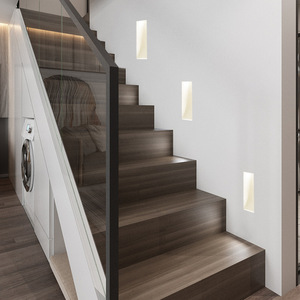 Appliques murales encastrées de luxe en plâtre rectangulaire LED sans bordure <span class=keywords><strong>pour</strong></span> salon chambre maison escaliers - Product Image 6