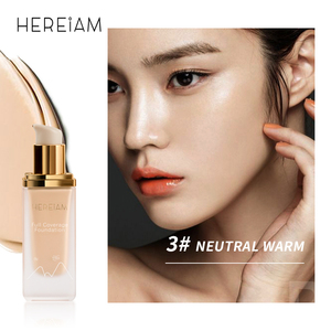HEREIAM — fond de teint liquide de couverture complète, correcteur professionnel, maquillage naturel, résistant à l'eau, <span class=keywords><strong>crème</strong></span> de Base pour le <span class=keywords><strong>visage</strong></span>, ml - Product Image 4